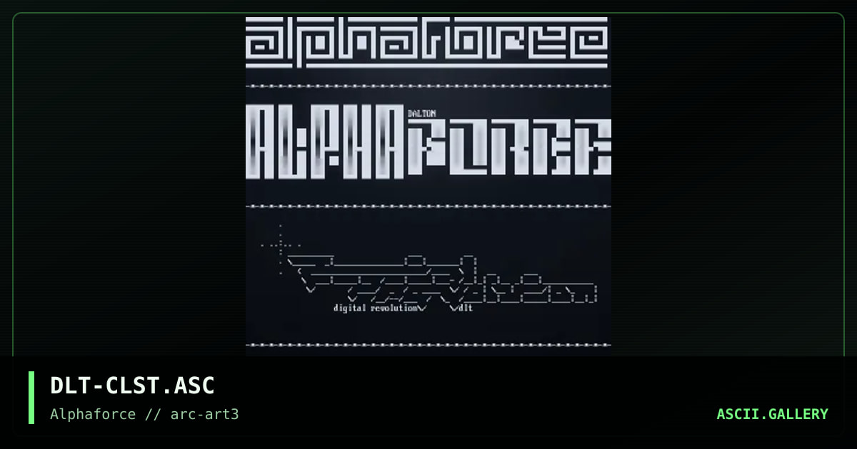 DLT-CLST.ASC, by dalton, 1998