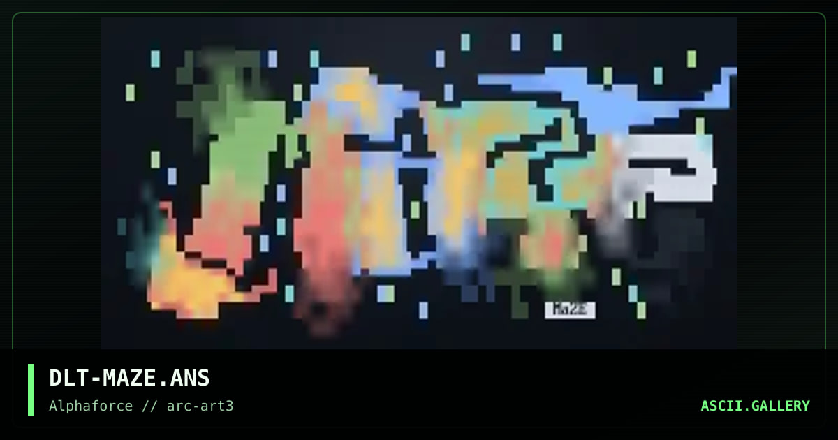 DLT-MAZE.ANS, by dalton, 1998