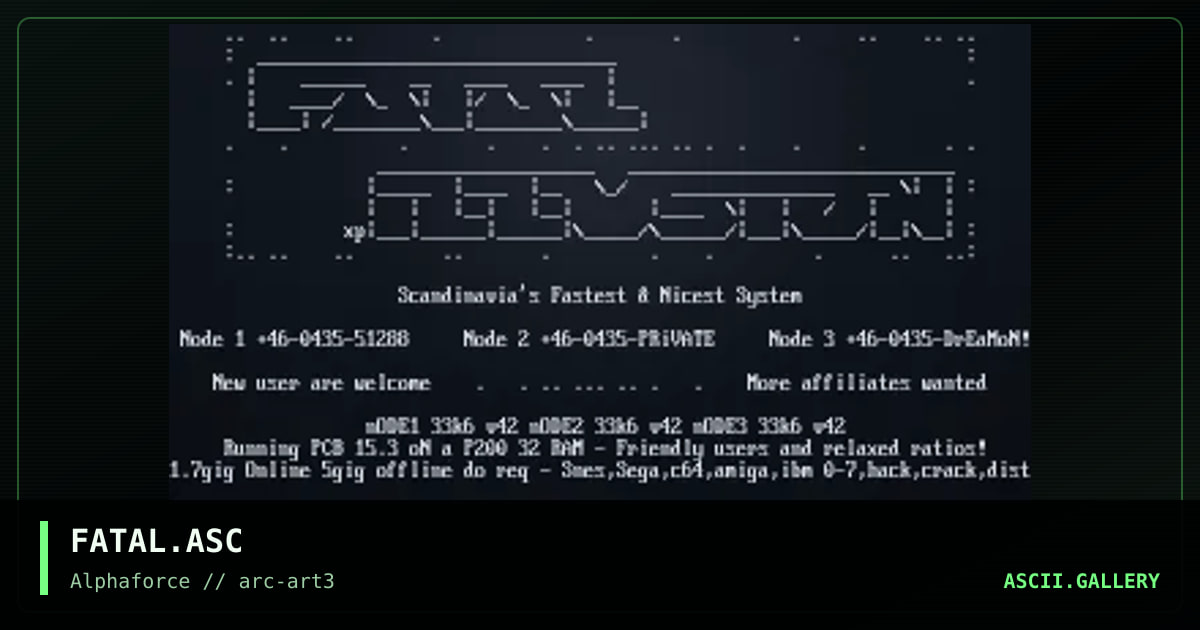 FATAL.ASC, by xzip, 1998
