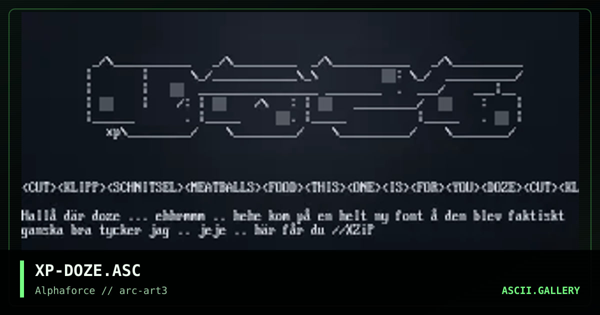 XP-DOZE.ASC, by xzip, 1998