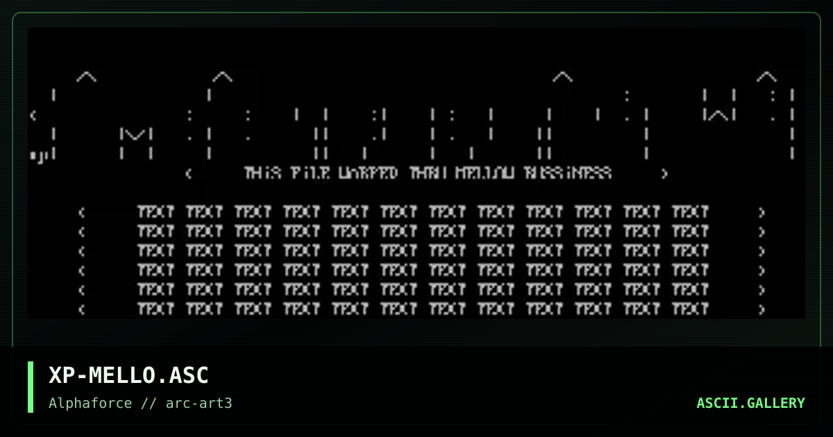 XP-MELLO.ASC, by xzip, 1998