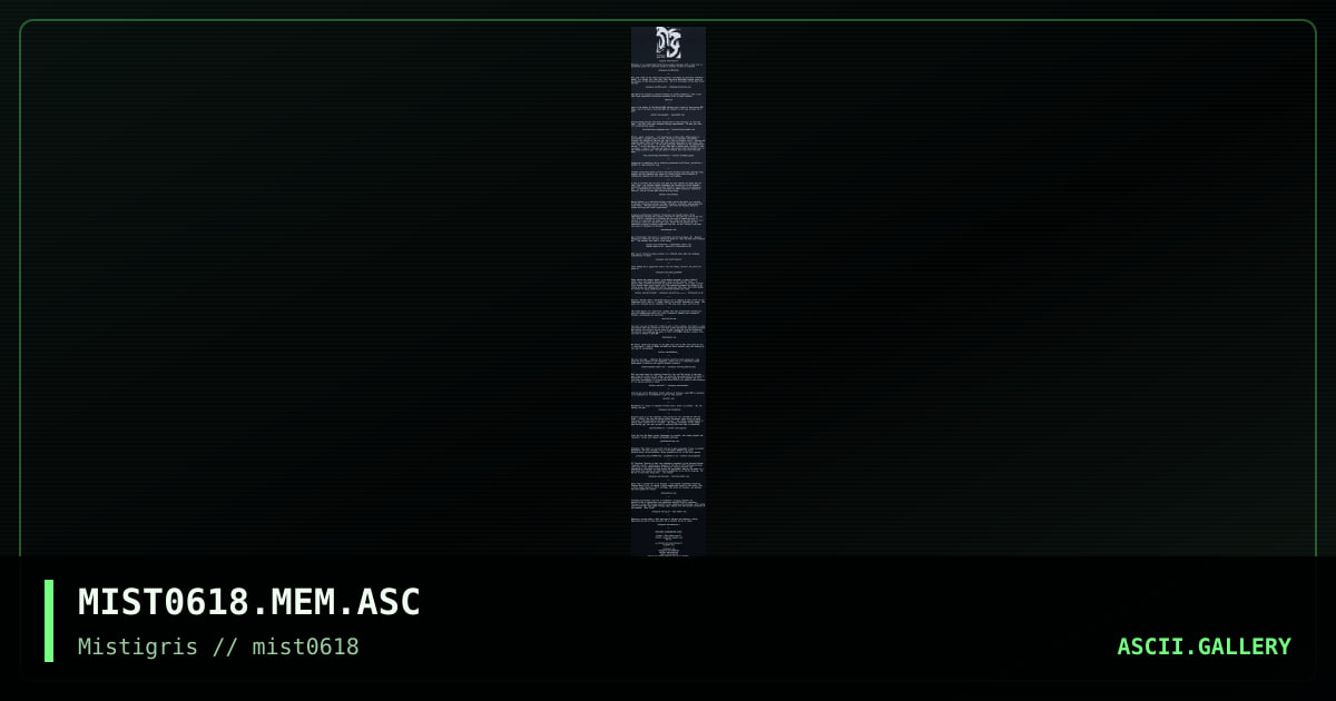 MIST0618 contributing artists, by nail, cthulu, 2018