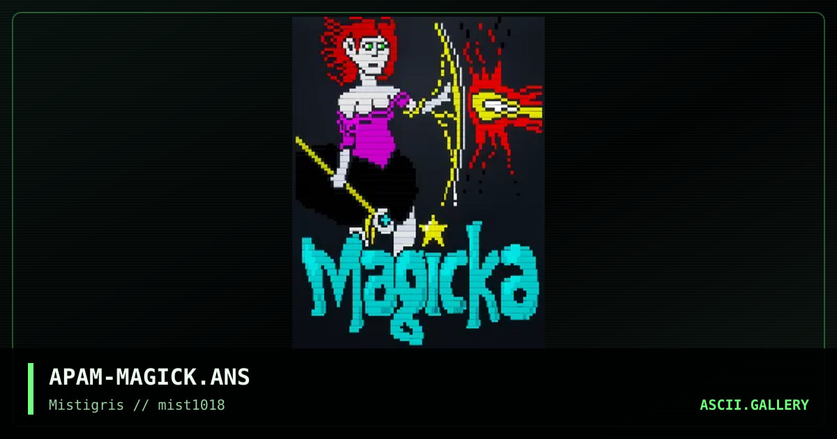 Magicka deflection, by apam, 2018