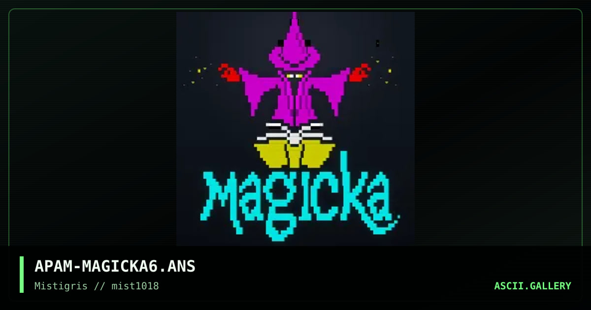 Magicka Wizard, by apam, 2018