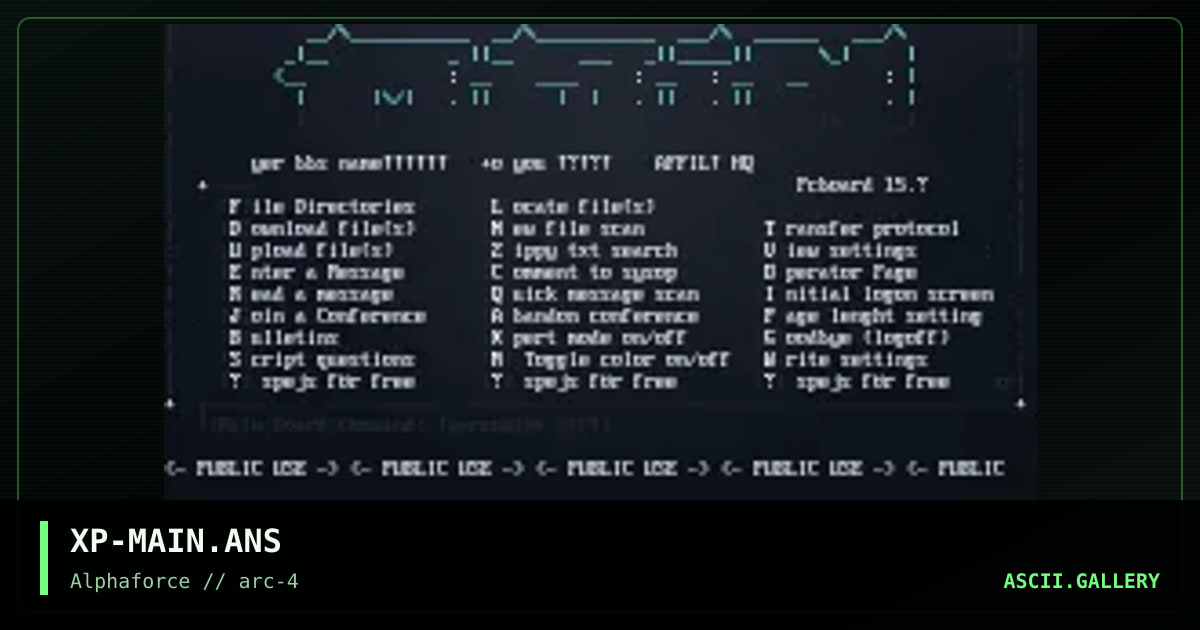 XP-MAIN.ANS, by xzip, 1998