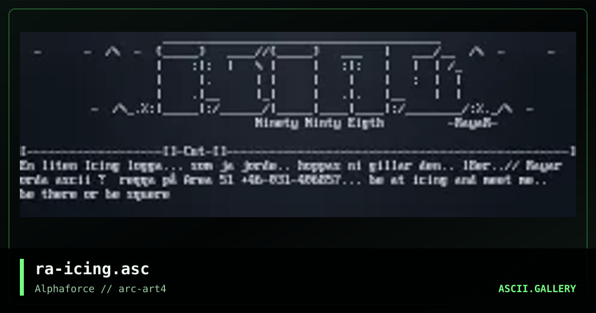 ra-icing.asc, by rayar, 1998