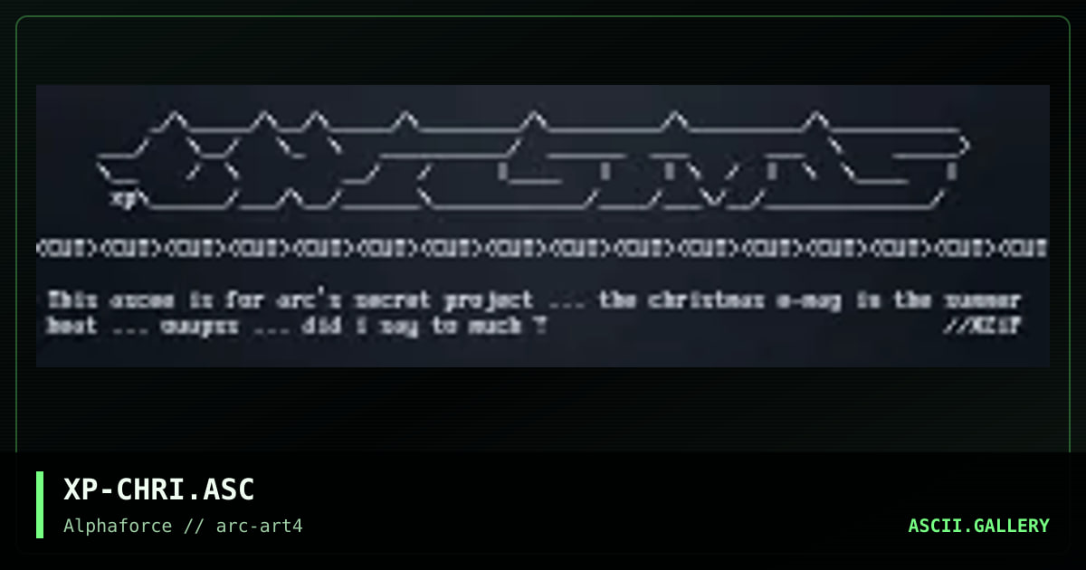 XP-CHRI.ASC, by xzip, 1998