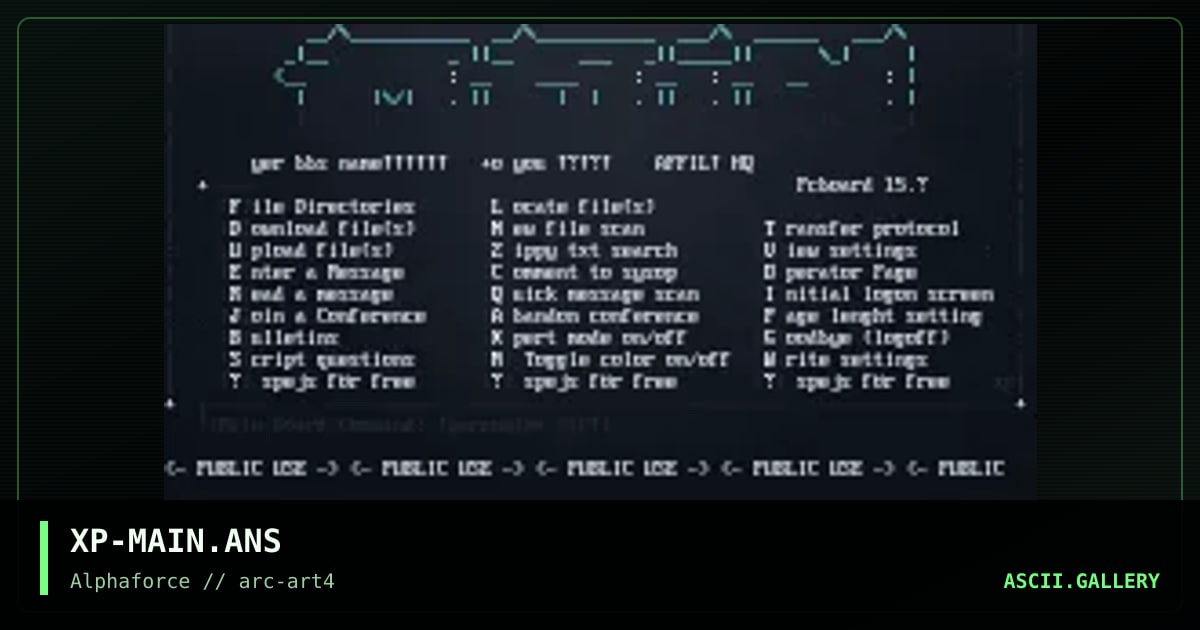 XP-MAIN.ANS, by xzip, 1998