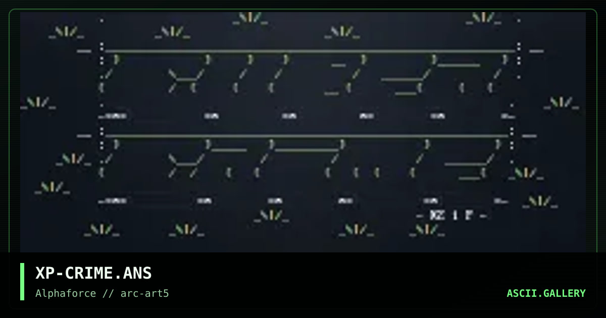 CYBER CRiME, by xzip, 1998