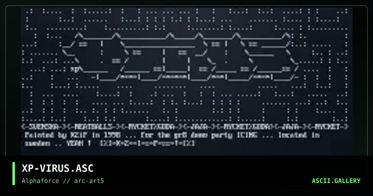 VAJRUS FOR AJSING, by xzip, 1998