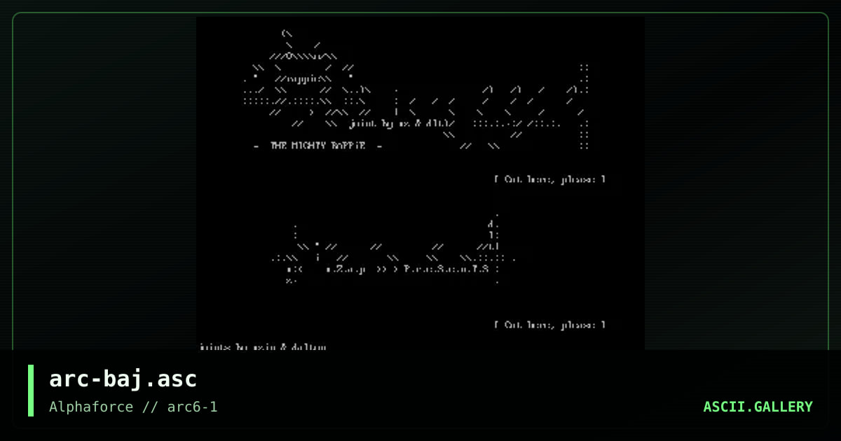 arc-baj.asc, by dalton, xzip, 1998