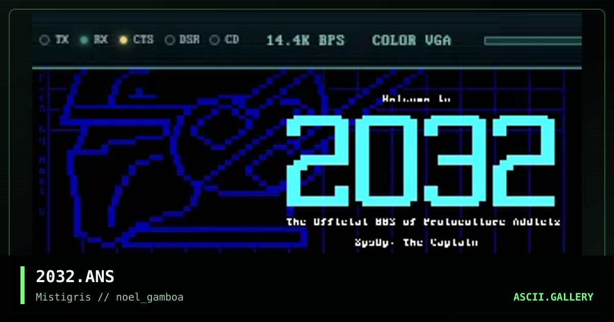 Welcome to 2032, by noel gamboa, 2019