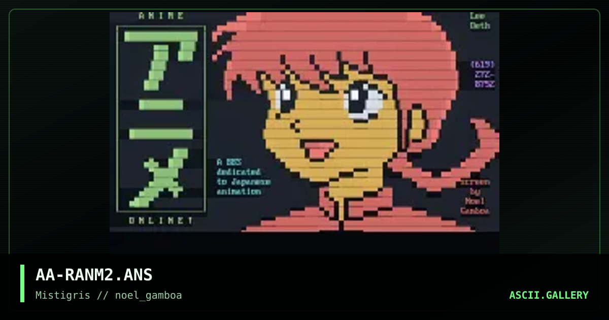 Anime Online ad, by noel gamboa, 2019