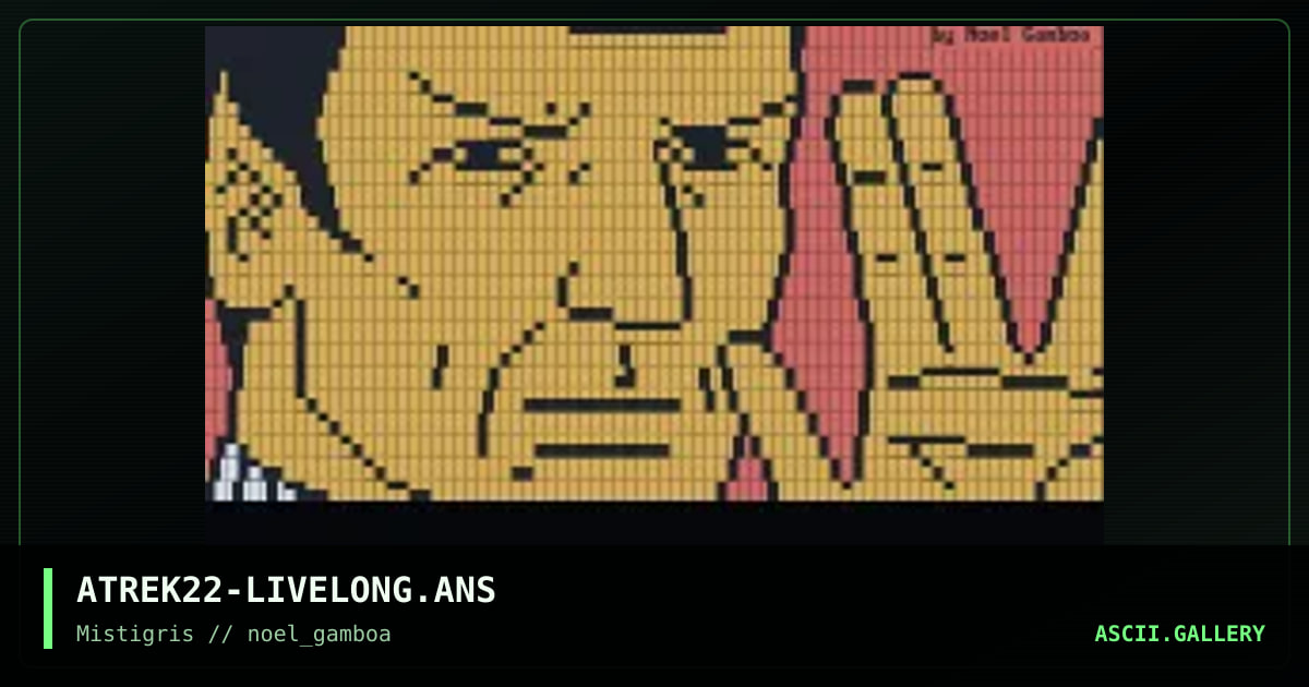Live Long, by noel gamboa, 2019