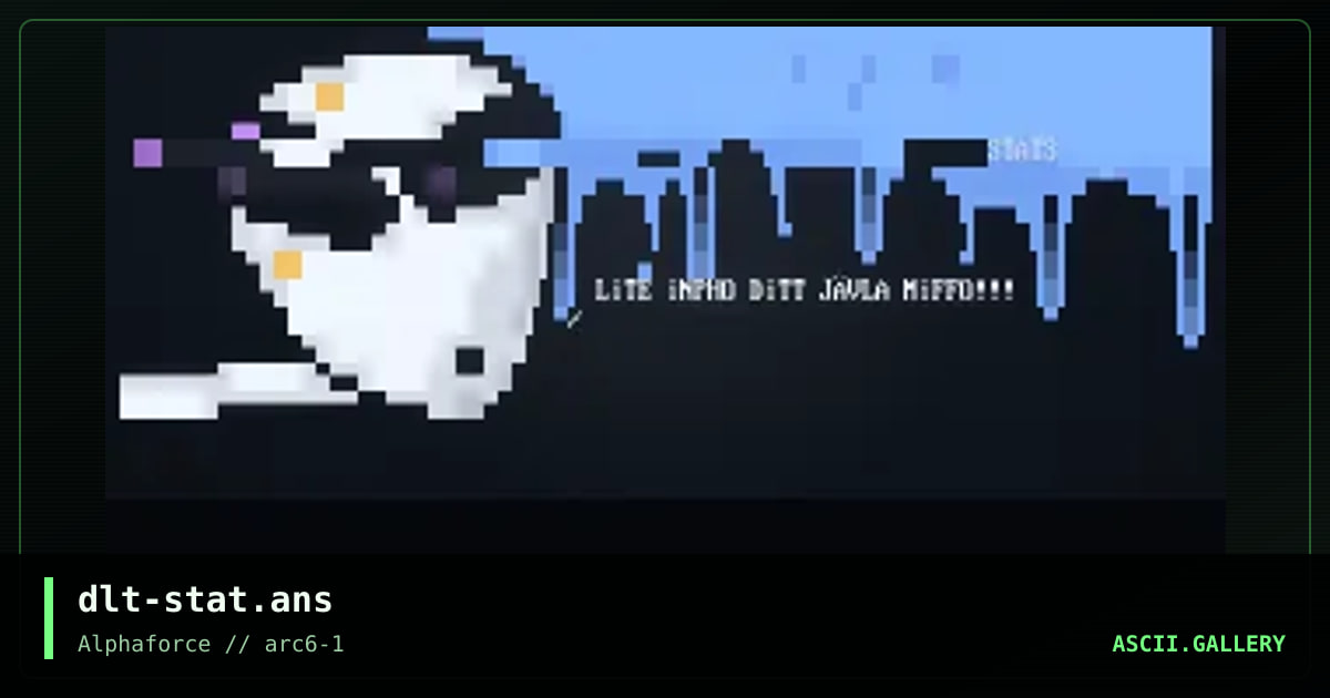 stats (area51), by dalton, 1998