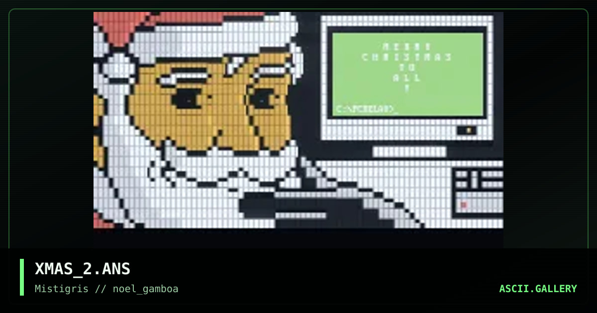 Merry Christmas To All!, by noel gamboa, 2019