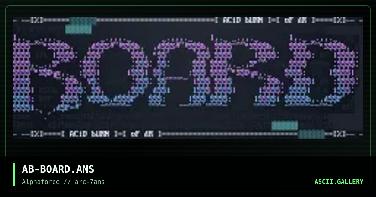 AB-BOARD.ANS, by acid burn, 1998