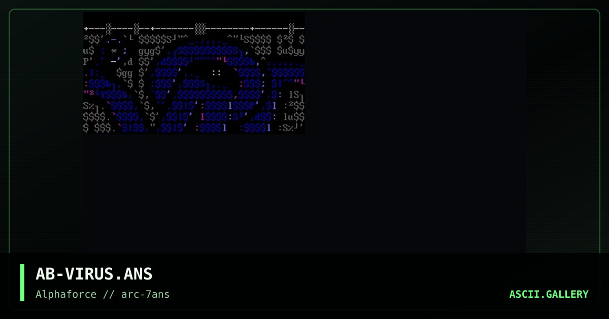 AB-VIRUS.ANS, by acid burn, 1998