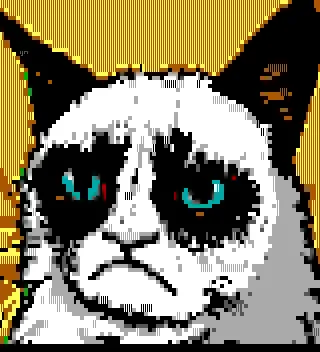 grumpy cat by geronimoe, 2022